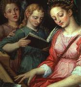 COXCIE, Michiel van Saint Cecilia France oil painting reproduction